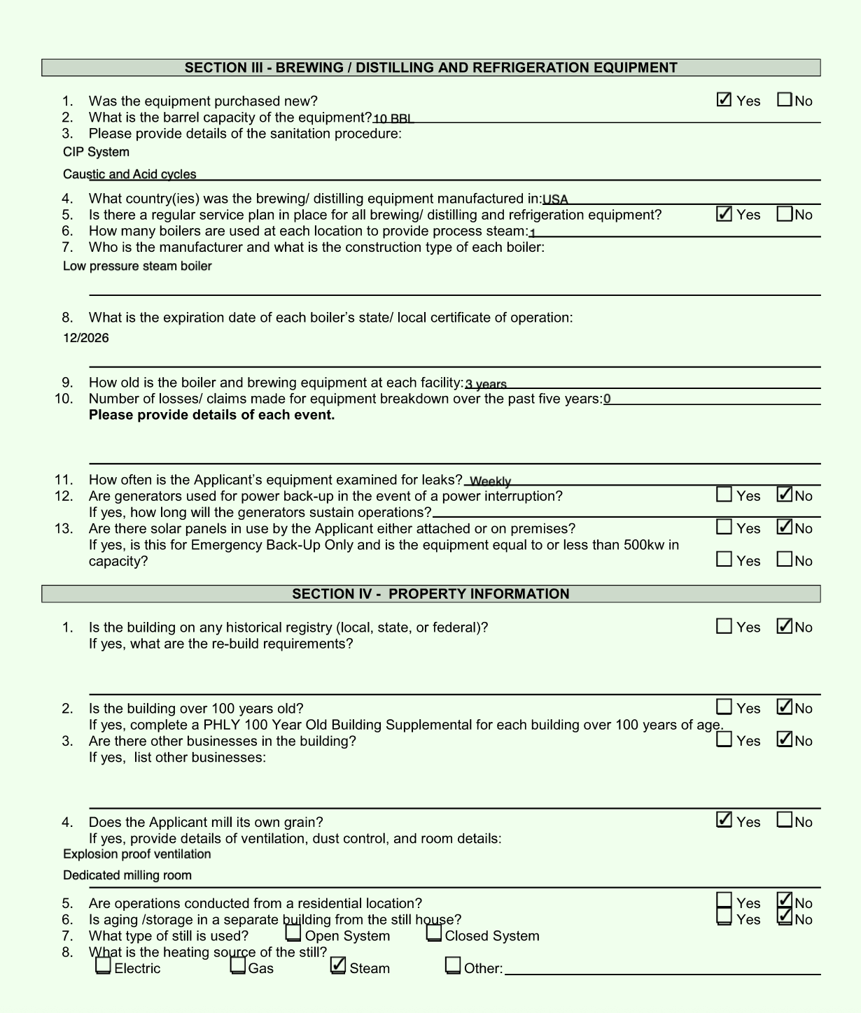 F-Cubed quality form fill
